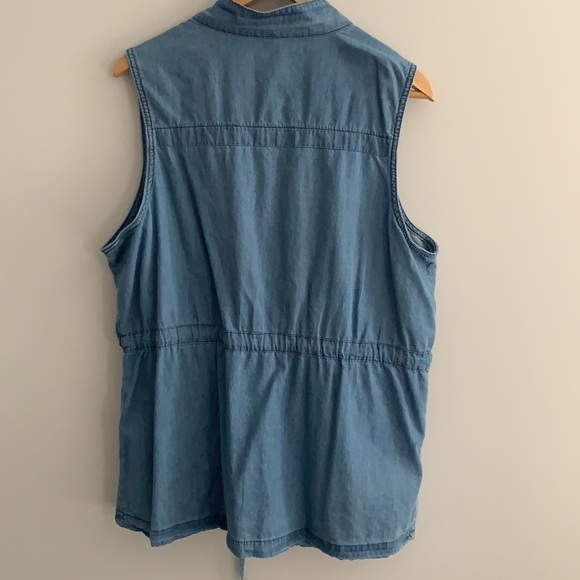 Soft denim vest - Picture 3 of 3